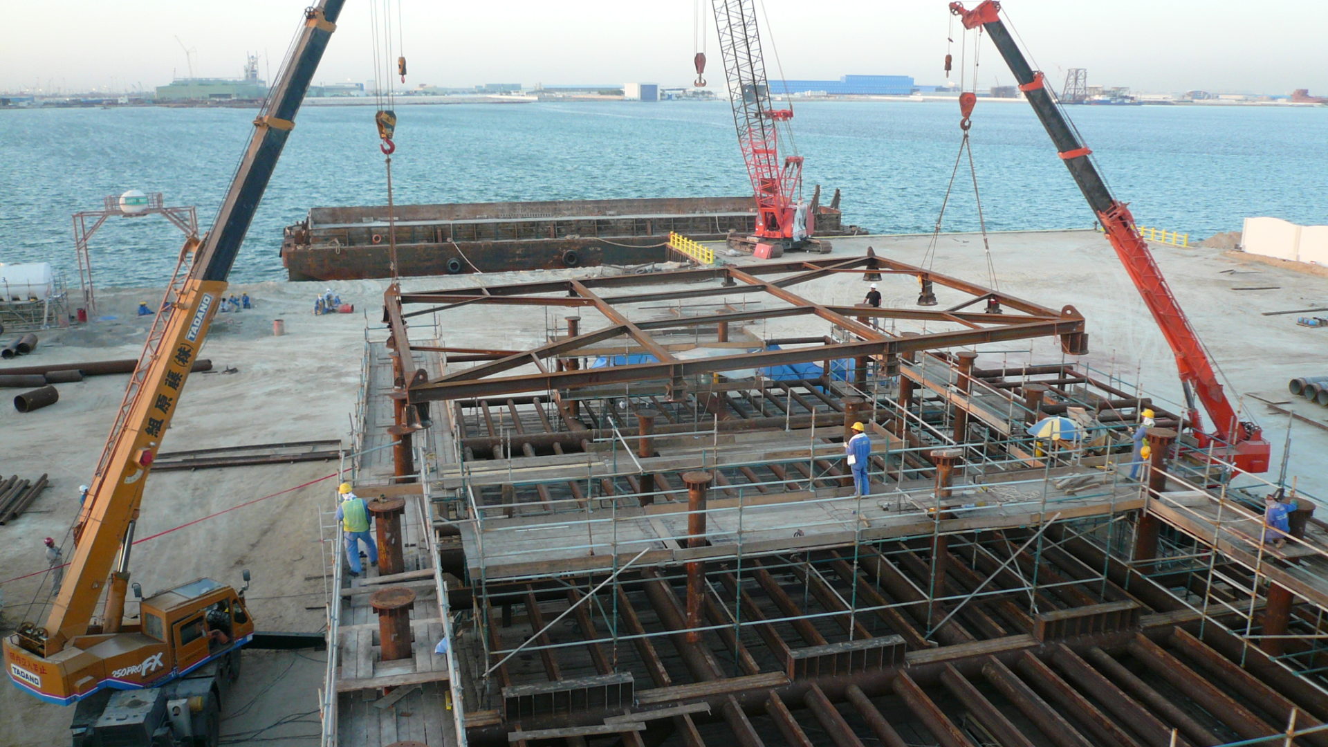 Fabrication of Structural Steel Platforms for Ruwais 3rd NGL Train in Ruwais Plant (GASCO)